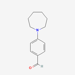 molecular formula C13H17NO B2369951 4-(Azepan-1-yl)benzaldehyde CAS No. 50333-45-4