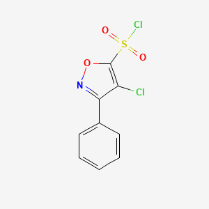 4-Chloro-3-phenyl-1,2-oxazole-5-sulfonyl chloride
