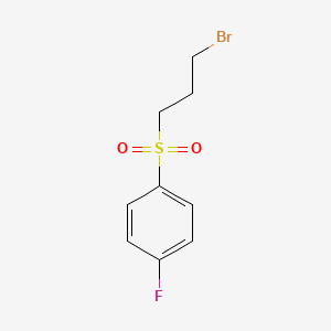 1-(3-Bromopropanesulfonyl)-4-fluorobenzene