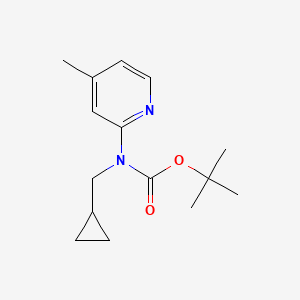 Tert-butyl N-(cyclopropylmethyl)-N-(4-methylpyridin-2-YL)carbamate