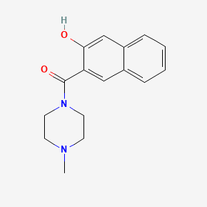 molecular formula C16H18N2O2 B2370034 3-[(4-Methylpiperazin-1-yl)carbonyl]-2-naphthol CAS No. 16236-13-8