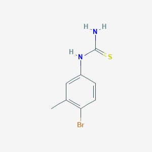 molecular formula C8H9BrN2S B2370046 (4-Bromo-3-methylphenyl)thiourea CAS No. 930396-08-0