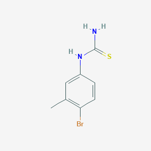 molecular formula C8H9BrN2S B2370046 1-(4-Bromo-3-methylphenyl)thiourea CAS No. 930396-08-0