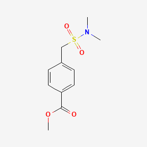 molecular formula C11H15NO4S B2370056 Methyl 4-[(dimethylsulfamoyl)methyl]benzoate CAS No. 1378787-78-0