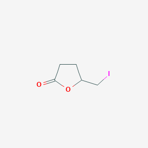 molecular formula C5H7IO2 B2370086 5-(Iodomethyl)oxolan-2-one CAS No. 1729-32-4