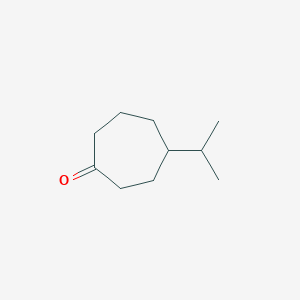 molecular formula C10H18O B2370108 4-(Propan-2-yl)cycloheptan-1-one CAS No. 13656-84-3