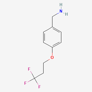 [4-(3,3,3-Trifluoropropoxy)phenyl]methanamine