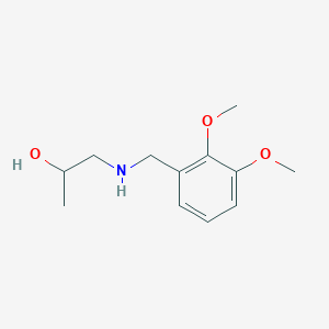 B2370243 1-(2,3-Dimethoxy-benzylamino)-propan-2-ol CAS No. 185099-67-6; 626207-91-8