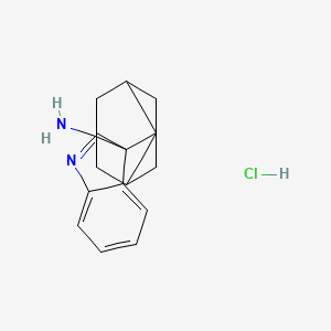 molecular formula C17H21ClN2 B2370246 Spiro[adamantane-2,3'-indole]-2'-amine hydrochloride CAS No. 1029986-95-5