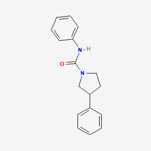 molecular formula C17H18N2O B2370695 N,3-diphenylpyrrolidine-1-carboxamide CAS No. 31079-68-2