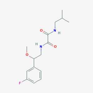 molecular formula C15H21FN2O3 B2370701 N1-(2-(3-fluorophenyl)-2-methoxyethyl)-N2-isobutyloxalamide CAS No. 1798543-95-9