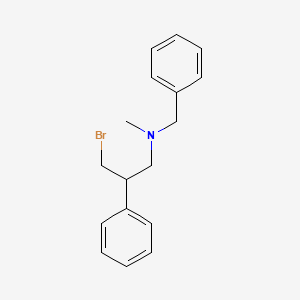 molecular formula C17H20BrN B2370758 Benzyl(3-bromo-2-phenylpropyl)methylamine CAS No. 1487758-05-3