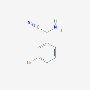 molecular formula C8H7BrN2 B2370839 2-Amino-2-(3-bromophenyl)acetonitrile CAS No. 120667-58-5