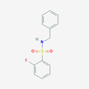 molecular formula C13H12FNO2S B2370944 N-benzyl-2-fluorobenzene-1-sulfonamide CAS No. 568566-59-6