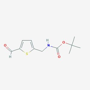 tert-Butyl N-[(5-formylthiophen-2-yl)methyl]carbamate