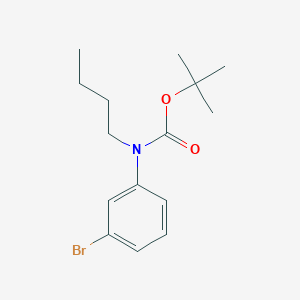 molecular formula C15H22BrNO2 B2370973 Tert-butyl N-(3-bromophenyl)-N-butylcarbamate CAS No. 925932-66-7