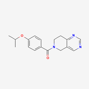 (7,8-dihydropyrido[4,3-d]pyrimidin-6(5H)-yl)(4-isopropoxyphenyl)methanone