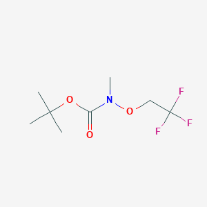 tert-butyl N-methyl-N-(2,2,2-trifluoroethoxy)carbamate