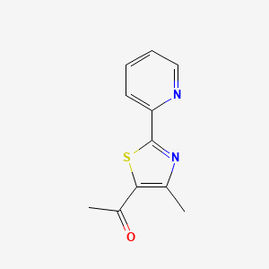 1-(4-Methyl-2-(pyridin-2-yl)thiazol-5-yl)ethanone