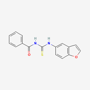 N-(1-benzofuran-5-yl)-N'-benzoylthiourea