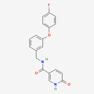 N-(3-(4-fluorophenoxy)benzyl)-6-oxo-1,6-dihydropyridine-3-carboxamide