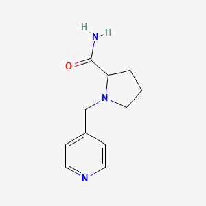 molecular formula C11H15N3O B2371026 1-(Pyridin-4-ylmethyl)pyrrolidine-2-carboxamide CAS No. 2034202-36-1