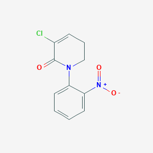 molecular formula C11H9ClN2O3 B2371043 5-Chloro-1-(2-nitrophenyl)-2,3-dihydropyridin-6-one CAS No. 2219376-48-2