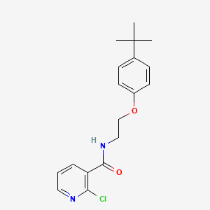molecular formula C18H21ClN2O2 B2371057 N-[2-(4-tert-butylphenoxy)ethyl]-2-chloropyridine-3-carboxamide CAS No. 1147510-52-8