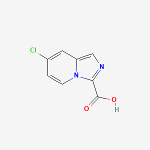molecular formula C8H5ClN2O2 B2371063 7-Chloroimidazo[1,5-a]pyridine-3-carboxylic acid CAS No. 1159830-91-7