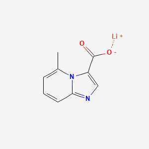 molecular formula C9H7LiN2O2 B2371123 Lithium(1+) ion 5-methylimidazo[1,2-a]pyridine-3-carboxylate CAS No. 1909314-36-8