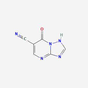 B2371159 7-oxo-4H,7H-[1,2,4]triazolo[1,5-a]pyrimidine-6-carbonitrile CAS No. 89488-67-5