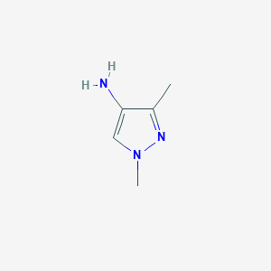 molecular formula C5H9N3 B023712 1,3-dimethyl-1H-pyrazol-4-amine CAS No. 64517-88-0