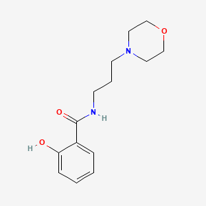 2-hydroxy-N-(3-morpholin-4-ylpropyl)benzamide