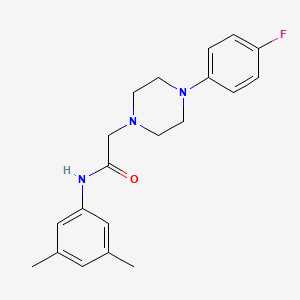 molecular formula C20H24FN3O B2371361 N-(3,5-dimethylphenyl)-2-[4-(4-fluorophenyl)piperazin-1-yl]acetamide CAS No. 882082-12-4
