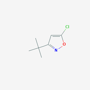 molecular formula C7H10ClNO B2371450 3-Tert-butyl-5-chloro-1,2-oxazole CAS No. 1314930-97-6