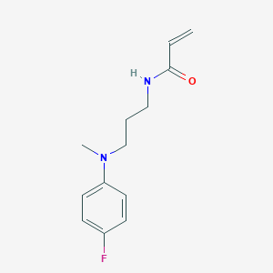 molecular formula C13H17FN2O B2371483 N-[3-(4-Fluoro-N-methylanilino)propyl]prop-2-enamide CAS No. 2411258-00-7