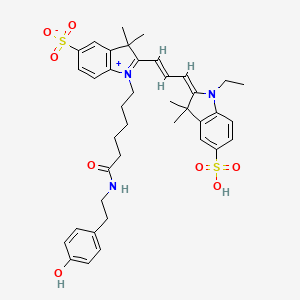 molecular formula C39H47N3O8S2 B2371799 Cyanine 3 Tyramide 
