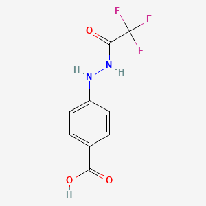molecular formula C9H7F3N2O3 B2371866 4-[2-(Trifluoroacetyl)hydrazino]benzoic acid CAS No. 226412-59-5