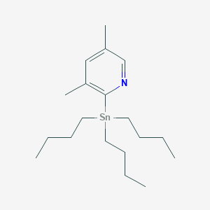 3,5-Dimethyl-2-(tributylstannyl)pyridine