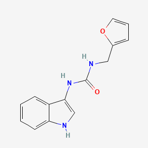 molecular formula C14H13N3O2 B2371919 1-(furan-2-ylmethyl)-3-(1H-indol-3-yl)urea CAS No. 899753-22-1