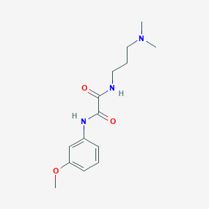 molecular formula C14H21N3O3 B2371973 N1-(3-(dimethylamino)propyl)-N2-(3-methoxyphenyl)oxalamide CAS No. 886900-47-6