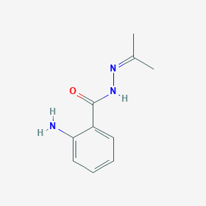 molecular formula C10H13N3O B2372050 2-amino-N'-(propan-2-ylidene)benzohydrazide CAS No. 53131-21-8