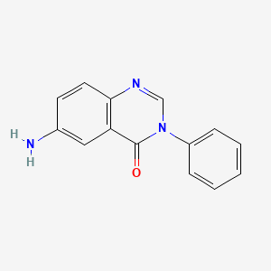 6-Amino-3-phenylquinazolin-4-one