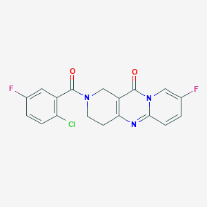 2-(2-chloro-5-fluorobenzoyl)-8-fluoro-3,4-dihydro-1H-dipyrido[1,2-a:4',3'-d]pyrimidin-11(2H)-one