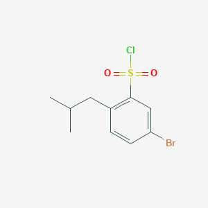 5-Bromo-2-(2-methylpropyl)benzenesulfonyl chloride