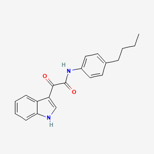 molecular formula C20H20N2O2 B2372159 N-(4-butylphenyl)-2-(1H-indol-3-yl)-2-oxoacetamide CAS No. 852367-63-6