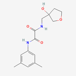 molecular formula C15H20N2O4 B2372164 N1-(3,5-dimethylphenyl)-N2-((3-hydroxytetrahydrofuran-3-yl)methyl)oxalamide CAS No. 2034458-49-4