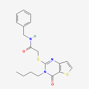 N-benzyl-2-(3-butyl-4-oxothieno[3,2-d]pyrimidin-2-yl)sulfanylacetamide