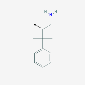 (2S)-2,3-Dimethyl-3-phenylbutan-1-amine