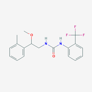 1-(2-Methoxy-2-(o-tolyl)ethyl)-3-(2-(trifluoromethyl)phenyl)urea